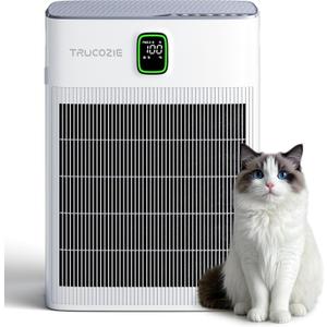 T554 Air Purifier for Home Up to 2000 Ft in 1 Hr with Washable Pre-Filter, Air Purifier for Home Pets with PM 2.5 Air Quality Display, Sleep Mode for Allergies, Dust, Smoke, White