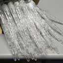 Brightown Smart Icicle Lights for Outside, 62.4ft with 40 Tubes 200 LED Color Changing Icicle Christmas Lights Decoration, APP Controlled Customize Display DIY Dynamic Waterproof Connectable