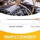 Engine Oil Level Dipstick Indicator Compatible for Honda Civic 2001-2005 2&4 Door Replace Fluid Oil Indicator Stick 15650-PLM-004