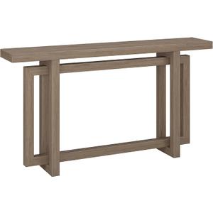 Henn&Hart 55" Modern Console Table, Sofa Table, Weathered Gray, 55" Rectangular Console Table