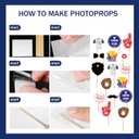 Birthday Decorations for Men,Happy Birthday Banner, 35 Balloons,Photo Booth Props for Boys (Baseball)