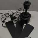 Ceiling Fans with Lights,36" LED Fan Light Hanging with Hook,Hook Type Ceiling Fan,Plug in Ceiling Fan Light,40W,3000-6500k,Remote Control,Portable Fan for Camping Bed,Patios,(Black)