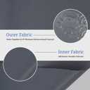 Covers & All Square Outdoor Cushion Covers for Patio Furniture Sets, Water, Tear & UV Resistant Polyester Cushion Slipcover with Zippers (Pack of 2) (28" L x 28" W x 4" Thick, Charcoal Gray)