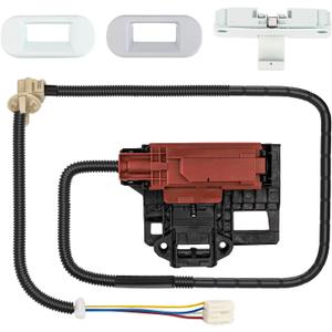 3mirrors W10404050 Washer Lid Lock Latch Assembly and W10240513 Washer Door Strike, Compatible with Whirlpool Kenmore Maytag Amana Inglis Roper Admiral Crosley Washing Machines Replacement