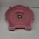 Sterilite Clear Lid Stackable Nesting Storage Christmas Holiday Wreath Box with Handle, Feet, and Latches for Up to 24 inch Wreaths, Red (1 Pack)