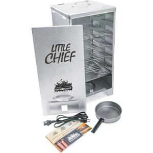 Smokehouse Little Chief Front Load Smoker, Low to Mid Temperature Smoker for Fish, Jerky, Cheese, Sausage & Other meats, Smoke Up to 25 Pounds of Meat & Fish