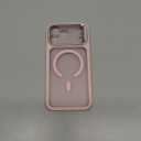 ESR for iPhone 17 Pro Max Case with Stash Stand, Camera Control Cover Compatible with MagSafe, Military-Grade Drop Protection Magnetic Phone Case, Scratch-Resistant Back Cover,Frosted Bubblegum Pink