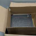 Calmootey Portable Closet Organizers, Clothing Storage, Wardrobe with 6 Shelves and Hanging Rod, Non-Woven Fabric Cover with 4 Side Pockets, Black