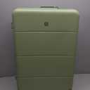 Hanke Expandable 26 Inch Luggage with Spinner Wheels, Hardside Large Suitcase, All-PC Hard Shell Travel Luggage, TSA Lock, Lightweight Durable Checked-Medium (Bamboo Green, 93L)