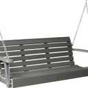 highwood Weatherly Porch Swing, 5 Feet, Coastal Teak