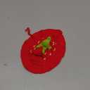 QWINEE Cartoon Strawberry Design Knit Cute Dog Hat Soft Cat Hat Rabbit Hat Halloween Christmas Party Costume Head Wear Accessories for Puppy Cat Kitten Small Dogs Small Animals Solid Red S