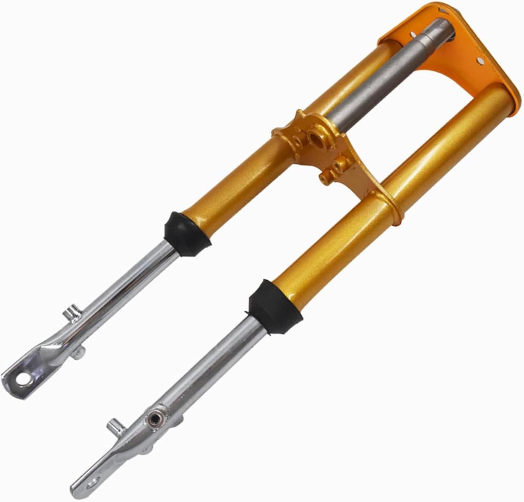 Front Fork Set Suspension Shocks Assembly Replacement for Honda CRF50 XR50 CRF XR 50 2000-2014 Yellow