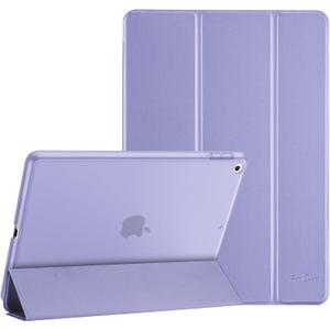 ProCase Smart Case for iPad 9.7 Inch iPad 6th/5th Generation 2018 2017(Model: A1893 A1954 A1822 A1823), Ultra Slim Lightweight Stand Cover with Translucent Frosted Back -Lightpurple