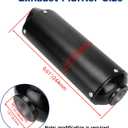 1.1 Inch Muffler Compatible with 125cc 110cc Chinese ATV 4 Wheeler Tao tao Coolster Apollo, Universal 28mm Exhaust Silencer for Pit Dirt Bike CRF50 SSR Baja with Heat Shield Tape Parts