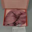 14 Inch Wavy Hair Topper 6.5''X6.5'' Base Pink Wig for Ladies Synthetic Hair Pieces for Women with Bangs