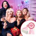 Colarr 100 Pack Galentines Day Guest Napkins Disposable Single Girls Club Hand Towel Paper Napkins 4.25 x 7.75 Inch Valentines Single Girls Decorative Napkin for Galentine Day Valentine Party Supplies