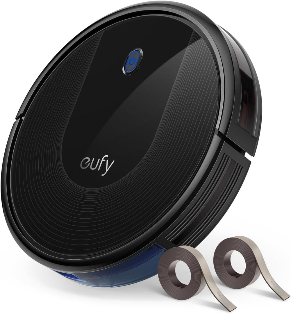 eufy by Anker, BoostIQ RoboVac 30, Robot Vacuum Cleaner, Upgraded, Super-Thin, 1500Pa Suction, Boundary Strips Included, Quiet, Self-Charging Robotic Vacuum, Cleans Hard Floors to Medium-Pile Carpets