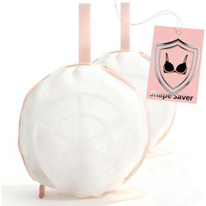 2Pcs Bra Laundry Bags for Washer and Dryer Wash Bags Bra Lingerie Underwear