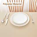NEWISHER Beige Oval Tablecloth 60x120 inch, Heavy Duty Polyester Fabric Table Cloth, Reusable Washable Solid Table Cover for Dining, Kitchen, Party, Wedding, Indoor Outdoor Tabletop Decoration