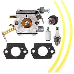 AISEN Carburetor for Homelite 33cc Chainsaw WT673 WT-673 Carb Fuel Line Kit