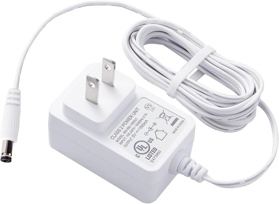 5V Power Cord for Graco DuetConnect LX,Simple Sway Swing,Duoglider,Duetsoothe,Glider LX,Duetconnect Deluxe,Duet Soothe,Lovin Hug,Duoglider Gliding,Dual Glider (for 5V Graco Swing)