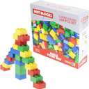 Big Blocks Set, Large Building Blocks for Ages 3 and Up, 100% Compatible with All Major Brands, Classic Colors, 108 Pieces