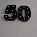 8.8" Decorative LED Light Up Numbers, Glitter Marquee Number Sign for 10th Birthday Party Wedding Backdrop Home Bar Wall Decoration, Black Number 10