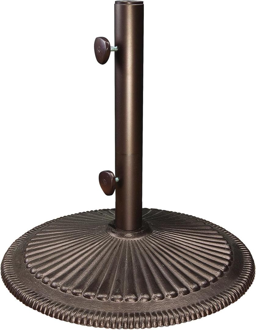 Treasure Garden 50 LB Classic Market Umbrella Base (Bronze Finish)