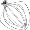 Wire Whip Stainless Steel for KitchenAid 6 Quart Bowl-Lift Stand Mixer, KN256WW 6-Wire Whisk Attachment, Balloon Whisk, Heavy Duty, Dishwasher Safe