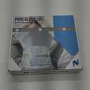 NEENCA Back Brace for Lower Back Pain Relief with Bionic Support System, Lumbar Support Belt for Women&Men with Lumbar Pad, Soft Breathable 3D Knit Fabric for Herniated Disc, Sciatica, Scoliosis... (Large, Gray-Single)