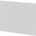 10" x 5" White Galvanized Steel Vent Cover - Duct Exhaust/Inlet Rain Deflector - Weatherproof Guard for Open Ventilation Systems - Indoor/Outdoor Vent Hood - Air Vent Grille Protection Roof