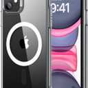 ESR for iPhone 11 Phone Case, Compatible with MagSafe, Shockproof Military-Grade Protection, Magnetic Phone Case for iPhone 11, Classic Hybrid Case (HaloLock), Clear