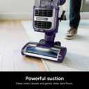 Shark Lift-Away Upright Vacuum with Powerfins, Self-Cleaning Brushroll, Anti-Allergen Complete Seal Technology, No Hair Wrap, LED Headlights, and Advanced Swivel Steering, Eggplant, ZD201