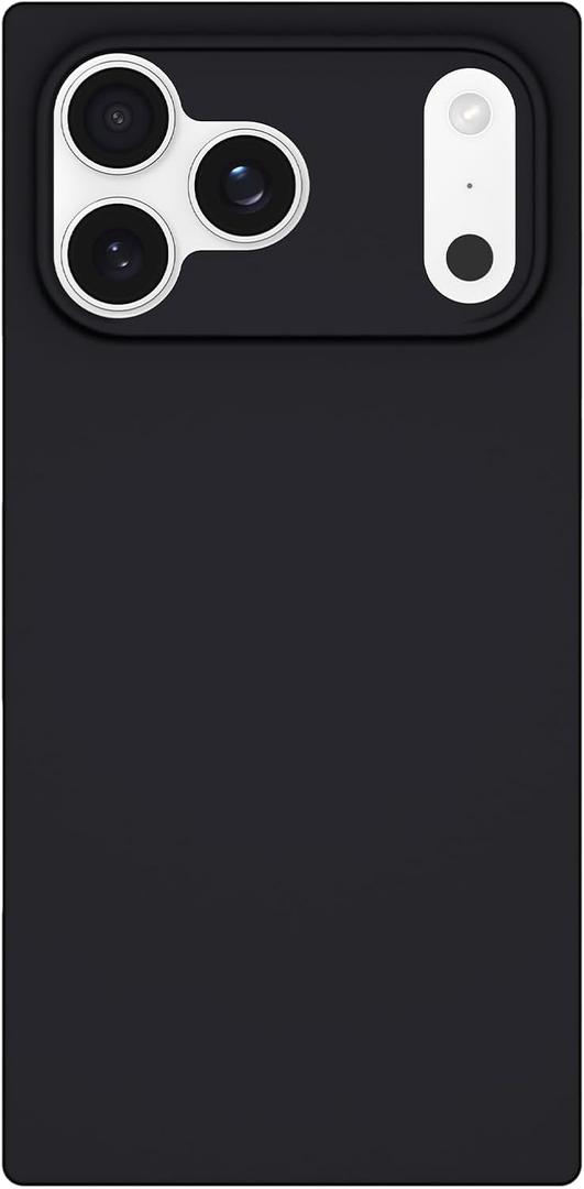 Flaunt Official Square Protective Case - Compatible with iPhone 17 Pro Max - Compatible with MagSafe & Wireless Charging - Drop-Tested & Shockproof - (Matte Black)