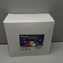 175pcs Christmas Dinnerware Set Disposable for 25 Guests, Blue and White Christmas Plates Includes 25 Dinner Plates, 25 Blue Snowflake Dessert Plates, 75 Silverware Set, Cups and Place Cards