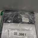 YOUDENOVA Hanging Closet Organizer, 3-Shelf Closet Hanging Storage Shelves, Black