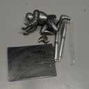 Spakon Knight Pen Holder with 2 Pens Resin Desk Organizers and Accessories Funny Executive Pen Stand Fancy Cool Office Gadgets Cool Desk Decorations for Men Home Supplies(Classic,Iron)