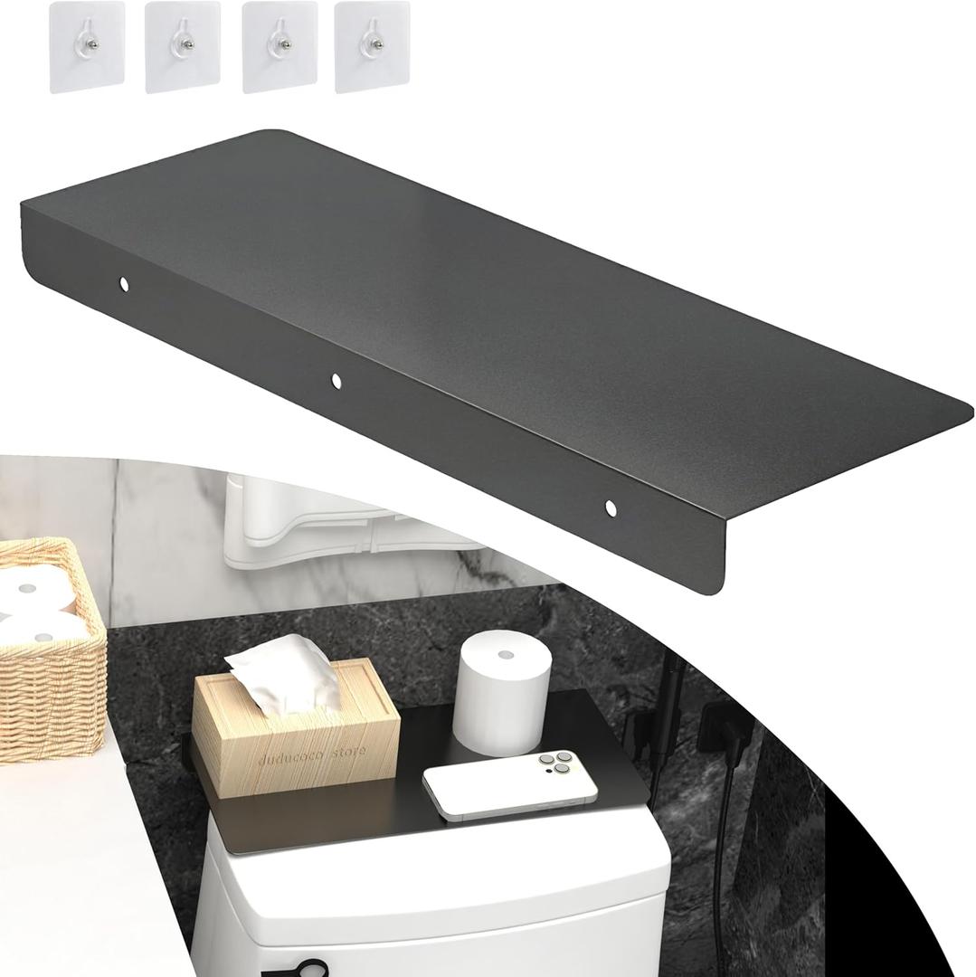 Metal Kitchen Refrigerator Gap Partition Countertop Gap Extension Board, Refrigerator Side Partition, Gap Covers Between Countertop And Walls, No Drill (Black, 19.68 * 7.87inch)