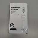 Immersion Blender Handheld, Corded Electric Blenders Portable Stick Mixer with 2 Mixing Speed and Stainless Steel Blades Emulsifier for Effortless Blending Soup, Smoothies, Puree or Baby Food (Christmas Red)