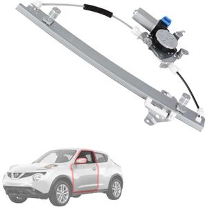 Front Left Driver Side 2 Pins Power Window Regulator with Motor Assembly Compatible for 2011-2017 Nissan Juke, Replacement 751-438
