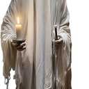 Halloween Window Clings for Glass 2 Sheets Ghost Window Decals Spooky Window Stickers Reusable Windows Cling for Halloween Fall Party Supplies Home School Office Glass Decorations (Style18)