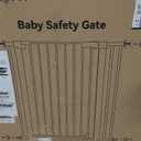 ELEVON Baby Gate for Stairs Doorways, Safety Pet Gate with Auto-Close/Hold-Open Features, Fits Openings 29.1 to 33.8, 30 Tall, Easy Pressure Mounted Walk Through Baby Dog Gate, Graphite