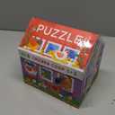 Crocodile Creek 50-Piece Jigsaw Puzzle - Fun Table or Floor Puzzles for Kids Ages 4-6 and Up - Includes Heavy-Duty Shaped Box for Storage - Chicken Coop - 14" x 18" Finished