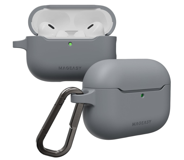 MAGEASY Designed for AirPods Pro 3 Case  Shockproof Protective Case for AirPods Pro 3, StainResistant, Smooth & SkinFriendly, Support Wireless Charging  Skin (Stormy Sea)