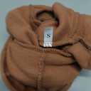 2 Pack Dog Hoodie Warm Hood Dog Sweater Cold Weather Small Dogs Sweatshirt Comfort Pet Clothes for Small Medium Dogs with Pockets (Coffee+Khaki, S (Back: 9.45",Chest: 14.9", 3.5-5.8lbs))