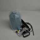 Battery Powered Sprayer 1.35Gallon/5L, 2025 Upgraded Electric Sprayer in Lawn and Garden with 3 Adjustable Force, Battery Indicator, Rechargeable Handle, Telescopic Wand,3 Mist Nozzles,Shoulder Strap (Blue)