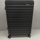 Amazon Basics 30" Hardside Large Checked Luggage, Hardshell Suitcase With Wheels, Expandable For Up to 15% More Space, With Scratch-Resistant Surface, Four Multi-directional Wheels, Black