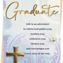 6 x Christian Graduation Card, Religious Graduation Gift for Her Him Family, Inspirational Faith-Based Blessings for High School, College & University Graduates