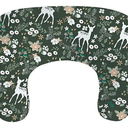 Little Grape Land Nursing Pillow for Infants, Breastfeeding Pillows, Baby Pillow for Nursing, Bottle Feeding with Machine Washable Cover & Breathable Filling 
- Green Sage Leaf