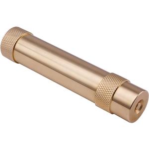 Wiseflow Brass Twist Hose Nozzle, High Pressure Adjustable Spray, 2 Rubber Washers, Heavy Duty Brass Garden Hose Nozzle for Watering Plants and Lawn, Car Washing, Patio and Pet